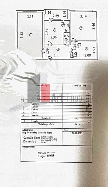 Gorjului- Moinesti Apartament 2 camere